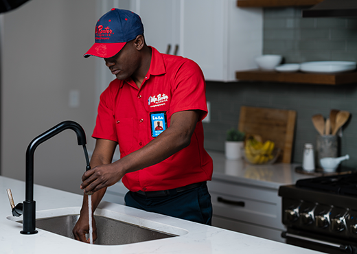 Sink and faucet plumbing service